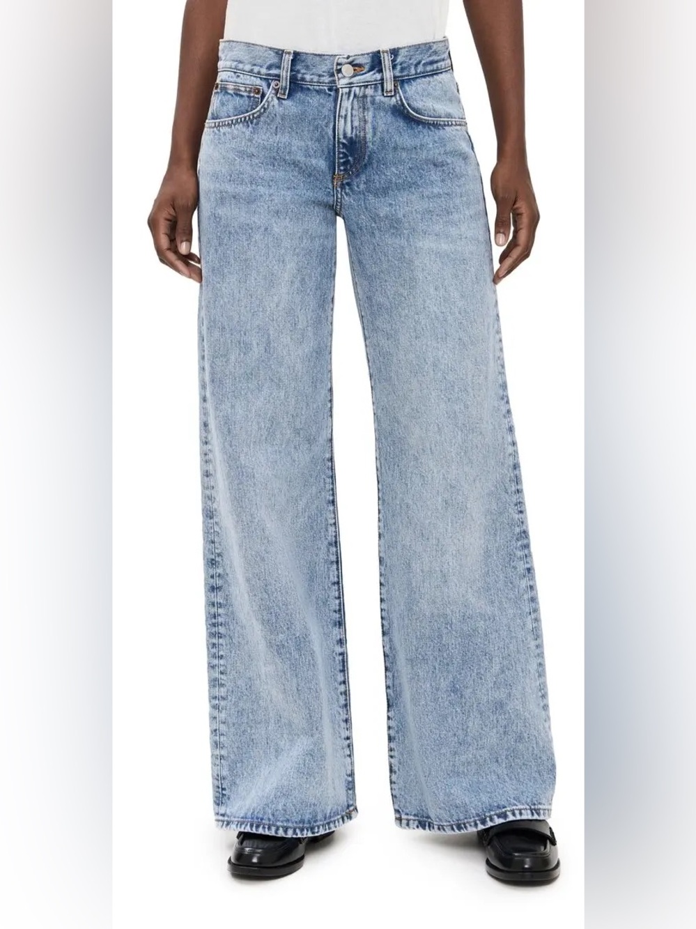 Jeanerica Kyoto Vintage 69 Low Rise Blue Wide Leg Jeans - Picture 17 of 17
